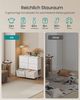 SONGMICS Kommode, Schrank, 6 Stoffschubladen, für Schlafzimmer, Flur, Wohnzimmer, weiß Bild 3