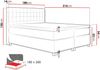 Boxspringbett Getz, Blau, 180x200 cm Bild 4