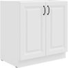 Unterschrank 80 cm Stilo Weiss Küchenzeile Küchenblock Küche Einbauküche Bild 5