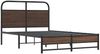 vidaXL Bettgestell ohne Matratze 135x190 cm Braun Eichen-Optik 4100481 Bild 3