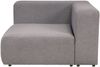 Sofa-Modul Suldal Eckelement links Webstoff Grau [en. casa] Bild 3