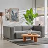 Sofa-Modul Suldal Eckelement links Webstoff Grau [en. casa] Bild 5