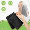 NatureMark Waschhandschuh 10er-Set Frottier Waschhandschuhe, 100% Baumwolle (10-St), Premium Frottier Waschhandschuhe, 15x21cm, Schwarz Bild 2