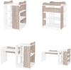 Lorelli Babybett Multi, Jugendbett, Schreibtisch, Wickeltisch, mehrfach umbaubar hellbraun Bild 2