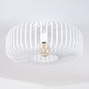 hofstein Deckenleuchte »Pieris« runde Deckenlampe aus Metall in Weiß, ohne Leuchtmittel, Retro-Leuchte mit Lichteffekt durch Gitter-Optik, Ø40cm, E27 Bild 4