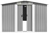 vidaXL Gerätehaus Grau 257x990x181 cm Verzinkter Stahl 47037 Bild 3