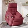 vidaXL Massagesessel mit Aufstehhilfe Weinrot Stoff 3303045 Bild 2