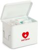 ZELLER 19244 Medizinbox FIRST AID KIT Metall weiß - 22 x 16 x 16 cm / Arzneimittelaufbewahrung Bild 4