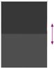 vidaXL Verdunkelungsrollo Schwarz 95x130 cm Stoffbreite 90,7 cm 4010841 Bild 5