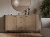 Ovalio Sideboard Typ 823 Kommode 164 cm Wohnzimmer Esszimmer Anrichte Modern Farbwahl Sandbeige, Cremona-Eiche und Dunin-Eiche Bild 3