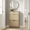 SoBuy FSR212-N Schuhschrank, , Melamin, Helle Eiche, 60 x 95 x 24 cm Bild 2