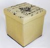 Hocker Faltbarer Sitzhocker 2148 Aufbewahrungsbox 40cm Sitzwürfel Truhe Korb Bild 2