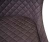 2er-Set Barhocker HWC-H79, Barstuhl Tresenhocker, Vintage Metall Fußablage ~ Stoff/Textil dunkelgrau Bild 5