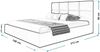 AX LIVING 140x200 Bett Silino I – Komfort Funktionalität vereint KR19 Bild 5