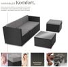tectake Loungeset Rattan Lounge, (Set, 5-tlg), für 3 bis 4 Personen Bild 2