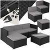 tectake Loungeset Rattan Lounge, (Set, 5-tlg), für 3 bis 4 Personen Bild 5