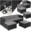 tectake Loungeset Rattan Lounge, (Set, 5-tlg), für 3 bis 4 Personen Bild 4