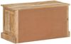 vidaXL Schuhbank 85x40x45 cm Massivholz Mango 337827 Bild 3