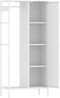 Kleiderschrank Puumala 180x80x45 cm Metall Weiß [en. casa] Bild 4