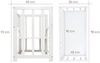 roba Stubenbett 'Sternzauber' grau - Beistellbett - Babybett - Kinderbank - Taupe Bild 3