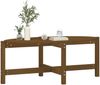 vidaXL Couchtisch Honigbraun 118x63x45 cm Massivholz Kiefer 822320 Bild 4