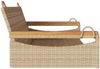 vidaXL Hängebank Beige 109x62x40 cm Poly Rattan 368145 Bild 5