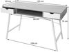 Schreibtisch HWC-E92, Bürotisch Computertisch, 3D-Struktur 120x60xcm ~ schwarz Bild 3