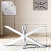 Tischgestell Metall THORN - Stahlgestell beschichtet, 71x150x78cm HxBxT| Tischbeine Outdoor Tischfüße Gestell für Esstisch Küchentisch Tischuntergestell Weiß Bild 3