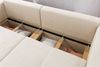 Schlafsofa Rilke / Relax, Stoff, Beige, 243 x 84 x 115 cm Bild 3
