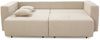 Schlafsofa Rilke / Relax, Stoff, Beige, 243 x 84 x 115 cm Bild 2