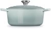 LeCreuset Bräter rund 24cm Emaille | Auswahl Sea Salt : Sea Salt Bild 5