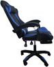 HTI-Living Schreibtischstuhl Schreibtischstuhl Krit Relax Schwarz-Blau (Stück, 1 St), Drehstuhl höhenverstellbar Kippfunktion Fußstütze Bild 5