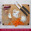 Victorinox | Gemüsemesser-Set | 3-teilig | präzise Klingen | ergonomische Griffe | leuchtendes Rot | ideal für mühelose Küchenarbeit Bild 3