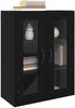 vidaXL Wandmontierte Schränke 2 pcs Schwarz Eichen-Optik 3394538 Bild 3
