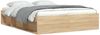 vidaXL Bettgestell Sonoma-Eiche 140x190 cm 3203903 Bild 4