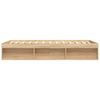 vidaXL Bettgestell Sonoma-Eiche 140x190 cm 3203903 Bild 5