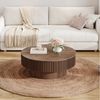 Celya Couchtisch Akzent-Teetisch rund 75 cm (Mit verstecktem Stauraum unter der Tischplatte, einzigartige Pilzform), idealen Ergänzung für Wohnzimmer, Schlafzimmer oder Büro Bild 3