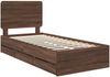 vidaXL Bettrahmen Braun Eichen-Optik 90 x 190 cm Ingenieurs Holz 3412643 Bild 4
