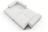 Ecksofa Schlafsofa CORUNIA XS Stoff Poso Honiggelb Ottomane Links Bild 3