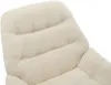 Vente-unique - LUOSTO Sessel Stoff Beige - B 79 cm x H 83 cm x L 87 cm Bild 4