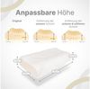 wonello Nackenstützkissen-Set Premium orthopädisches Kissen, Füllung: Memory Foam, Seitenschläfer, Rückenschläfer, Tencel Bezug waschbar bei 60°C, ergonomisches Nackenkissen härte- und höhenverstellbar Bild 4