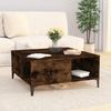 vidaXL Couchtisch Räuchereiche 80x80x36,5 cm Holzwerkstoff 821105 Bild 3