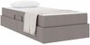 vidaXL Aufbewahrungsbett mit Matratze Taupe 90 x 190 cm Polyester 3399631 Bild 3