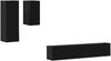 vidaXL Wand-TV-Schrank 3 pcs Schwarz Eichen-Optik Holzwerkstoff 3393478 Bild 2