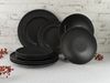 Schiefer Schwarz, Tellerset 12-tlg (mo) Bild 3