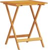 vidaXL Klapp Bistro Set 3 pcs Braun Massivholz Akazie 3375691 Bild 3