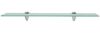 vidaXL Schwebendes Regal, Glas transparent, 0,8 x 10 x 60 cm Bild 2