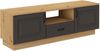 Lowboard TV-Board Stilo 150 cm Esszimmer Landhaus Grau Eiche Artisan Sideboard Bild 2