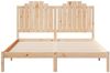 vidaXL Massivholzbett Extra Lang ohne Matratze 160x220 cm 3309231 Bild 4
