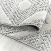 Hochflor Teppich Pepe rund - 160 cm Durchmesser - Grau Bild 3